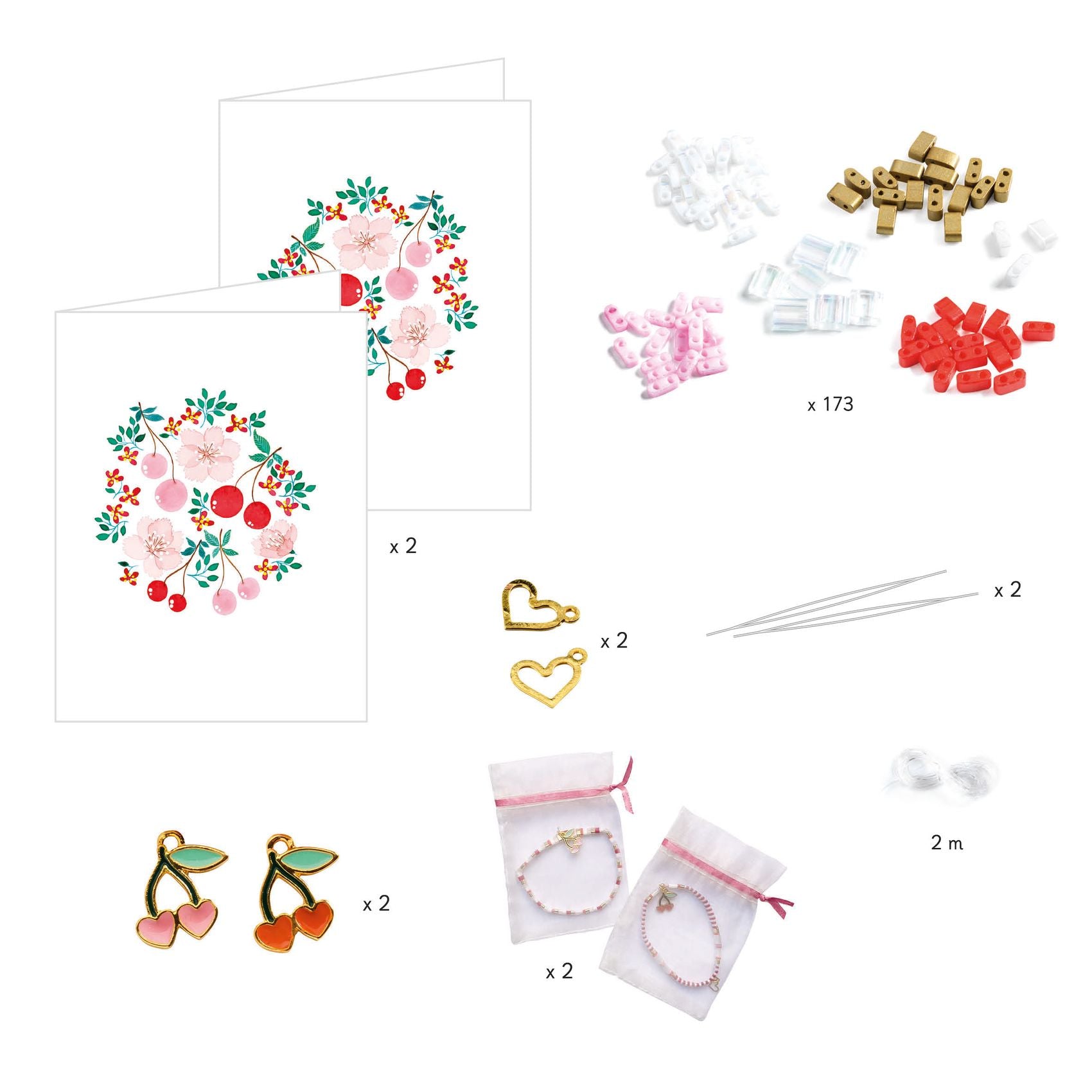DJECO armbandjes maken cherries 8 jr+ 3070900000179