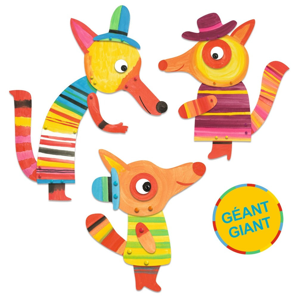 DJECO dieren schilderen familie Fox 3 jr+ kopen