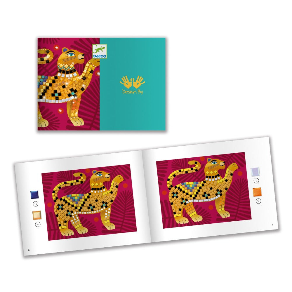 DJECO glitter mozaiek jungle 7 jr+ DJ09422