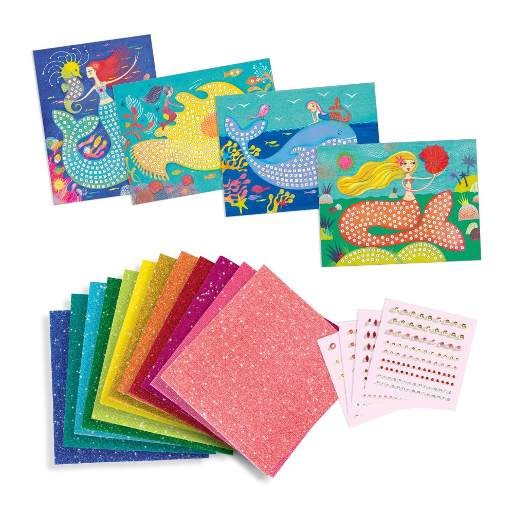 DJECO glitter mozaiek zeemeermin 7 jr+