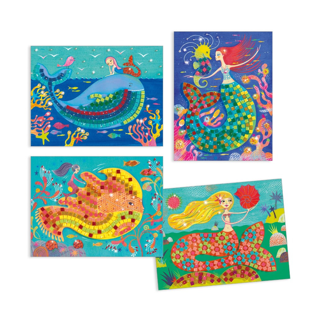 DJECO glitter mozaiek zeemeermin 7 jr+
