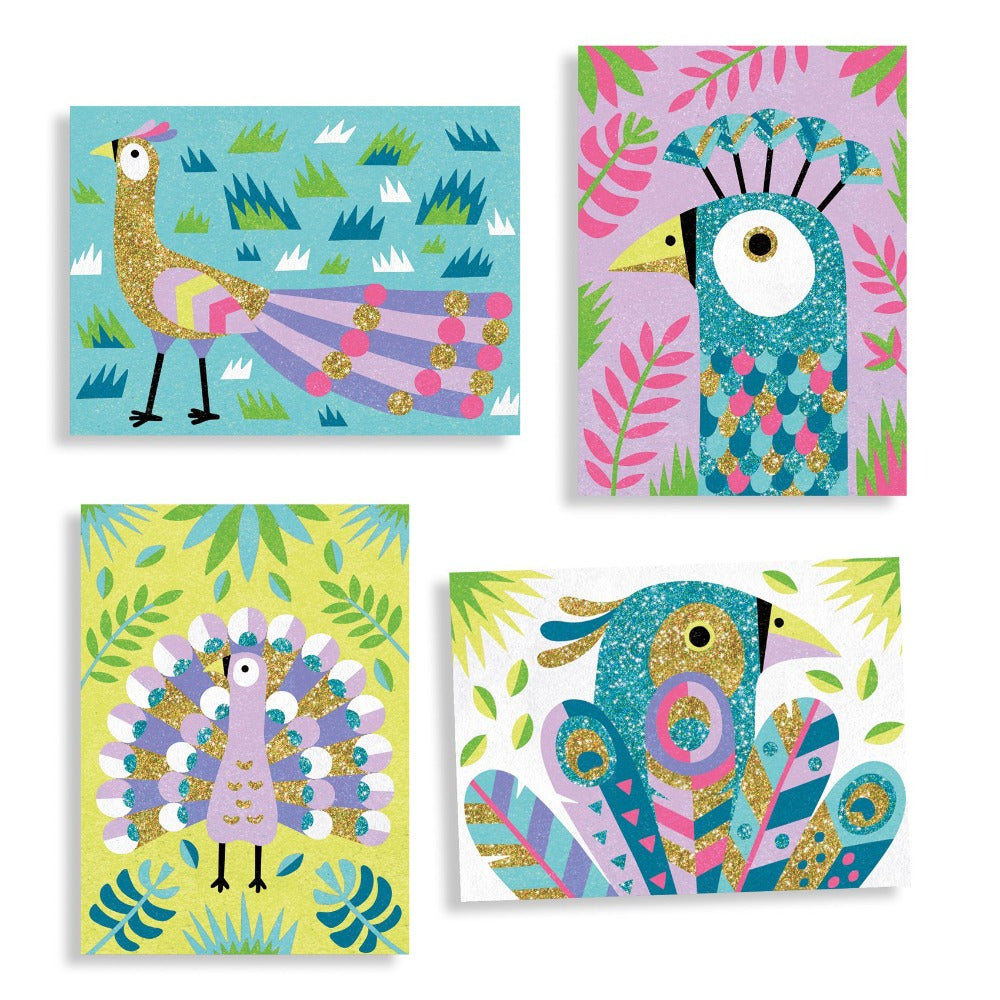 DJECO glitter zand vogels 7 jr+