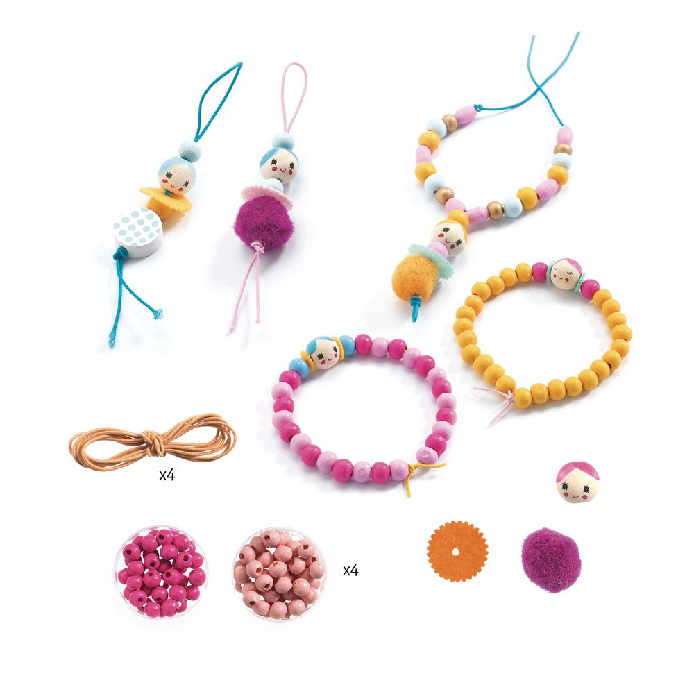 DJECO houten kralen + figuren 8 jr+ kopen
