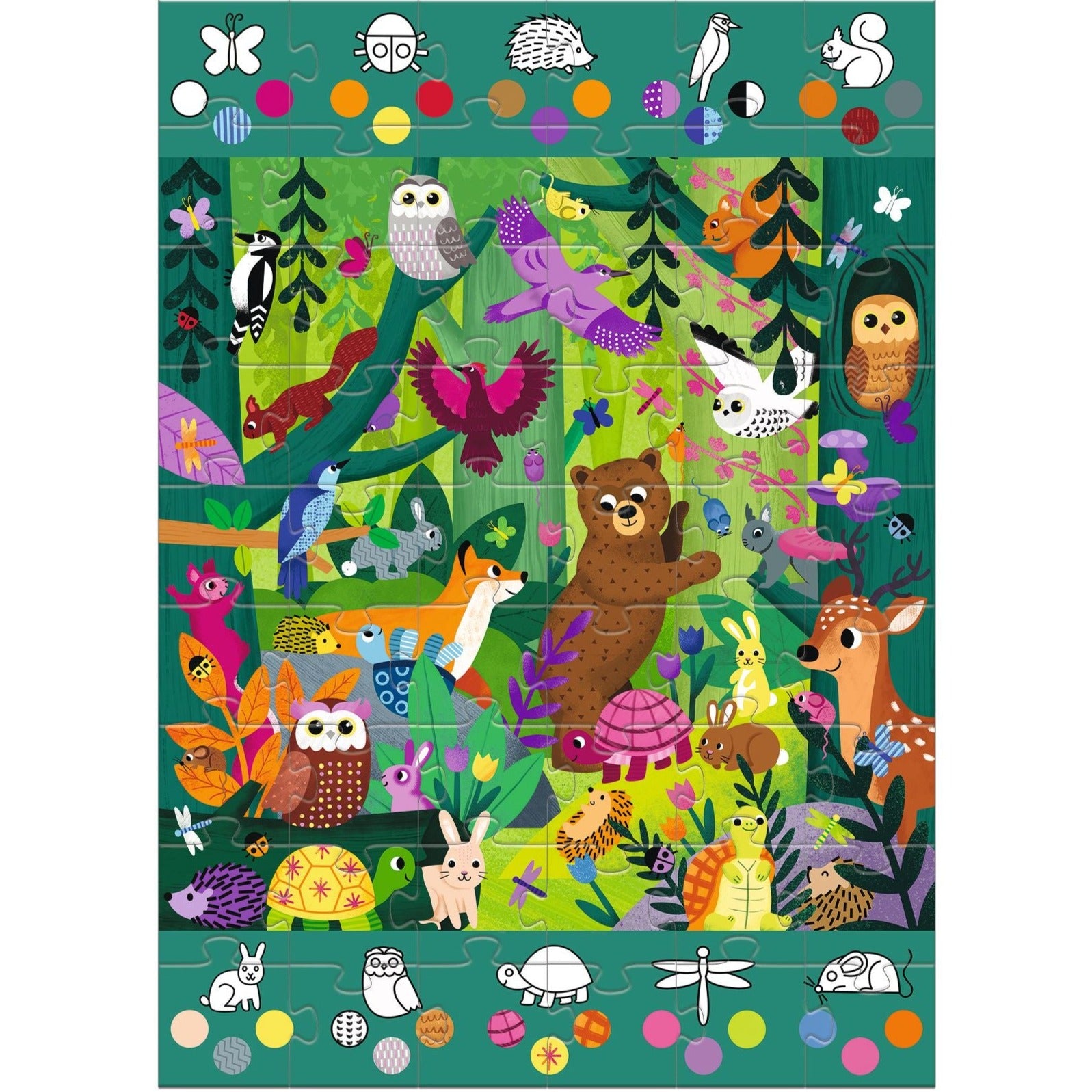 DJECO jumbo puzzel bos 5 jr+/ 54 stks