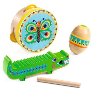 DJECO muziekinstrumenten set percussie animambo 18 mnd+