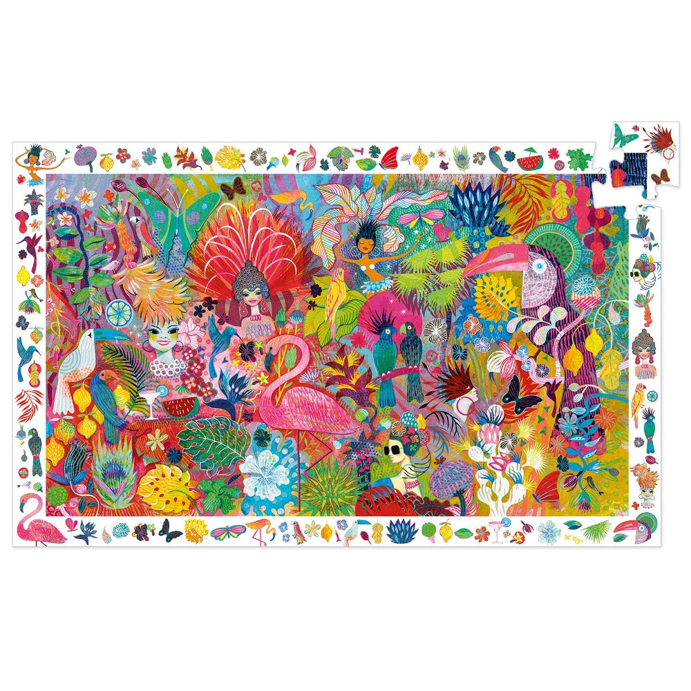 DJECO observatie puzzel Carnaval 6 jr+/ 200 stks 3070900074521