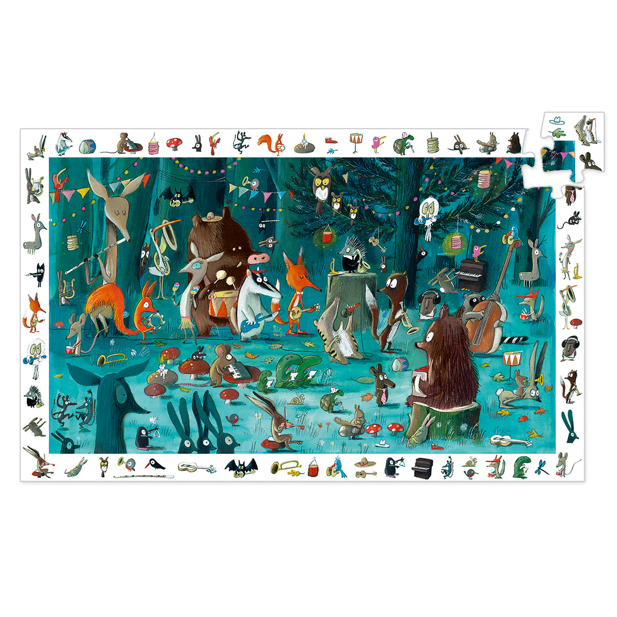 DJECO observatie puzzel L'Orchestre 3 jr+/ 35 stks DJ07588