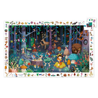 DJECO observatie puzzel La foret enchantee  5 jr+/ 100 stks