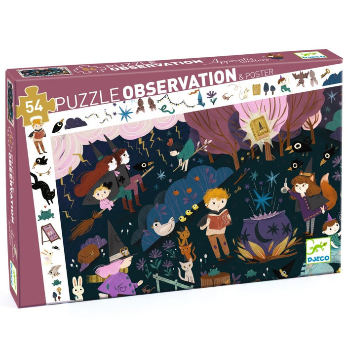 DJECO observatie puzzel sorcerers apprentices 4 jr+/ 54 stks