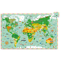 DJECO observatiepuzzel tour du monde 6 jr+/ 200 stks