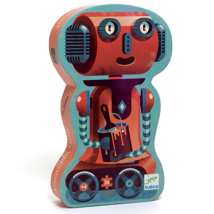 DJECO puzzel Bob de robot 4 jr+ / 36 stks