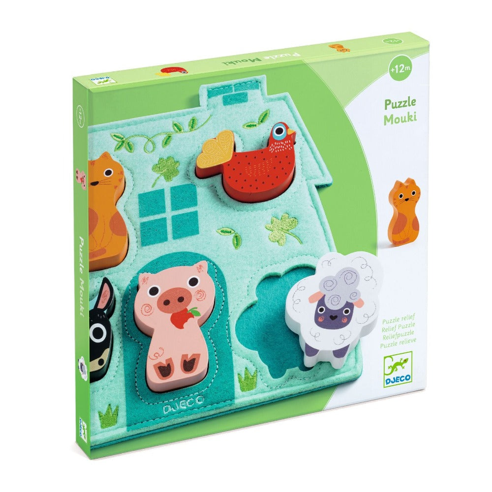DJECO puzzel Mouki 12 mnd+