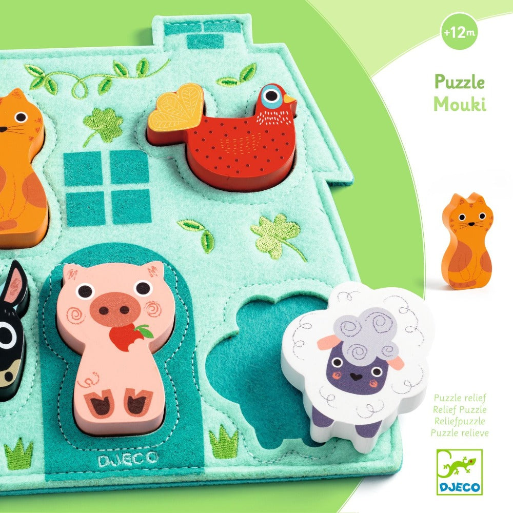 DJECO puzzel Mouki 12 mnd+ kopen