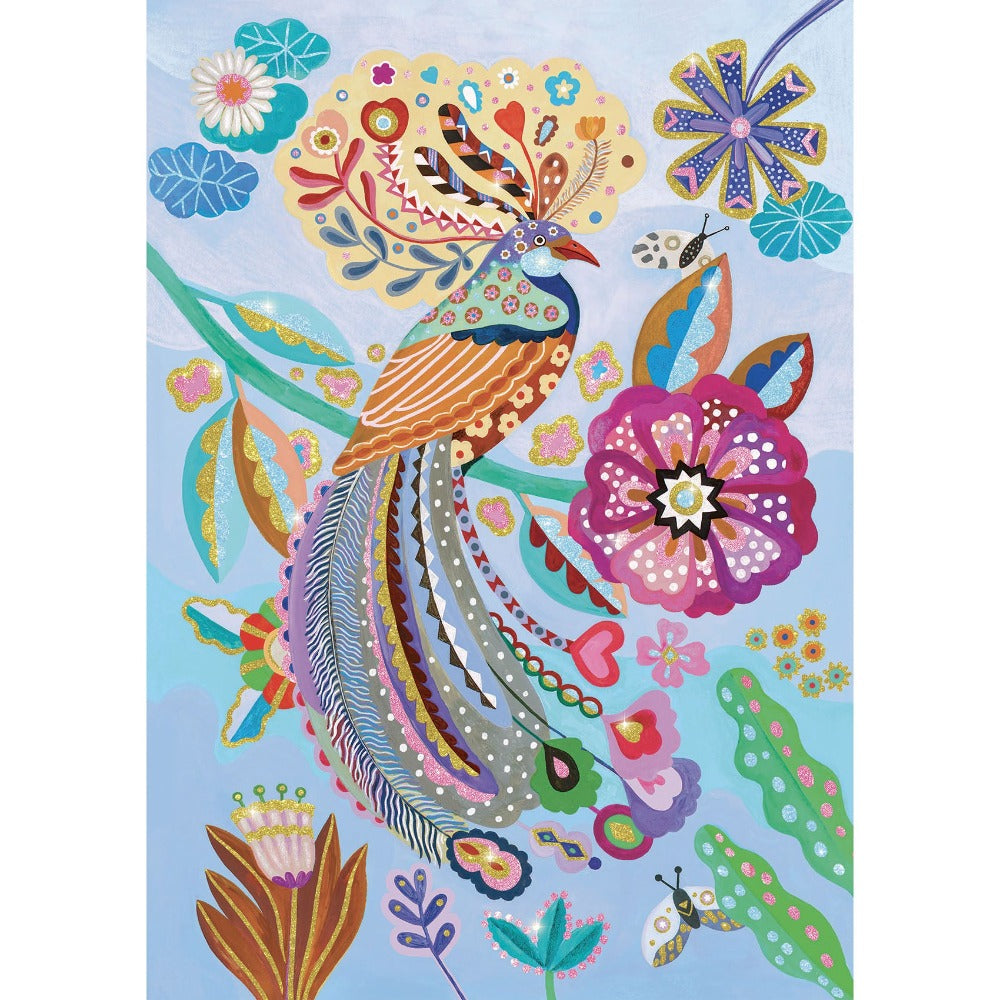 DJECO puzzel Sparkling bird 4 jr+/ 50 stks