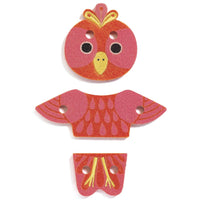 DJECO rijgdieren Feltimix 2 jr+