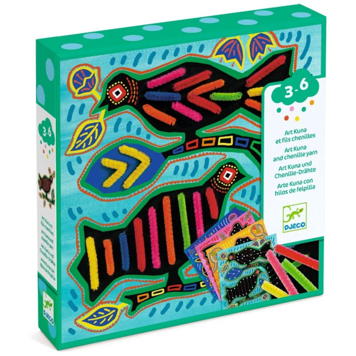 DJECO rijgen met chenilledraad 3 jr+