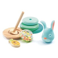 DJECO stapeltoren Cascarott konijn 12 mnd+