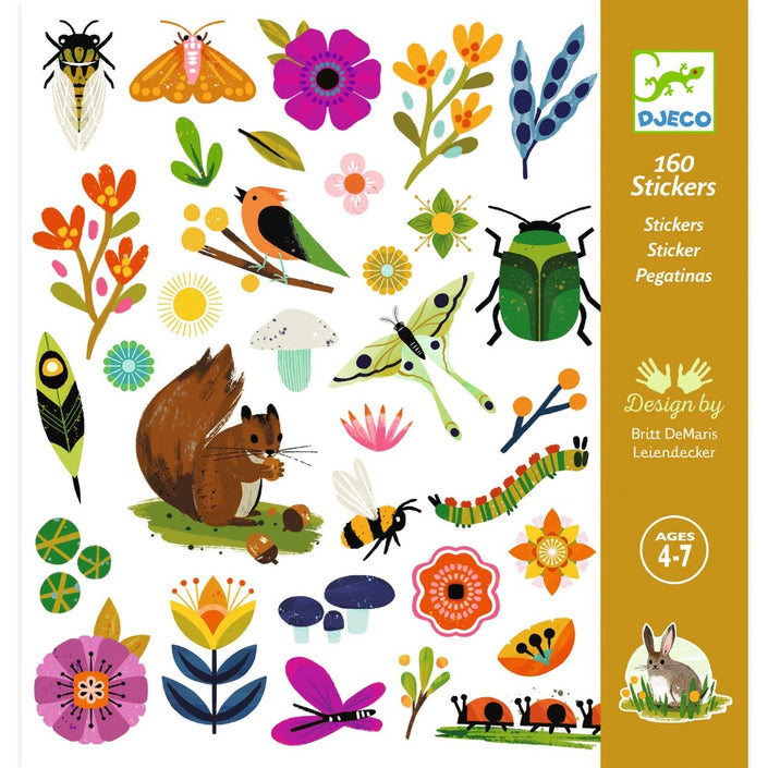 DJECO stickers Garden 4 jr+