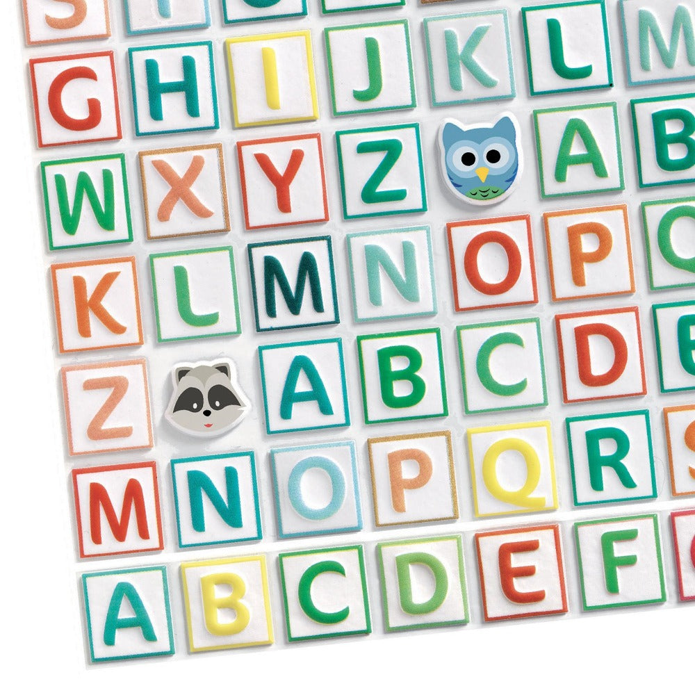 DJECO stickers puffy Alfabet