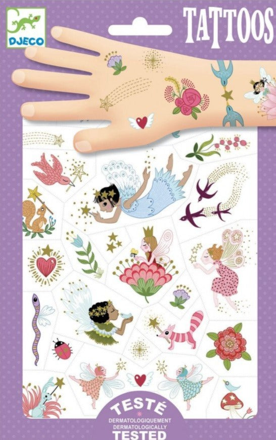 DJECO tattoo's Fairy friends