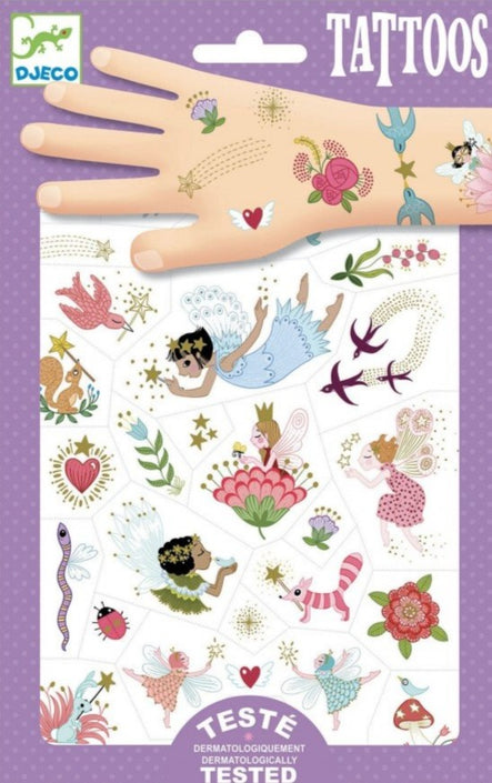 DJECO tattoo's Fairy friends