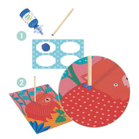 DJECO verven met stokjes Pointillisme 3 jr+