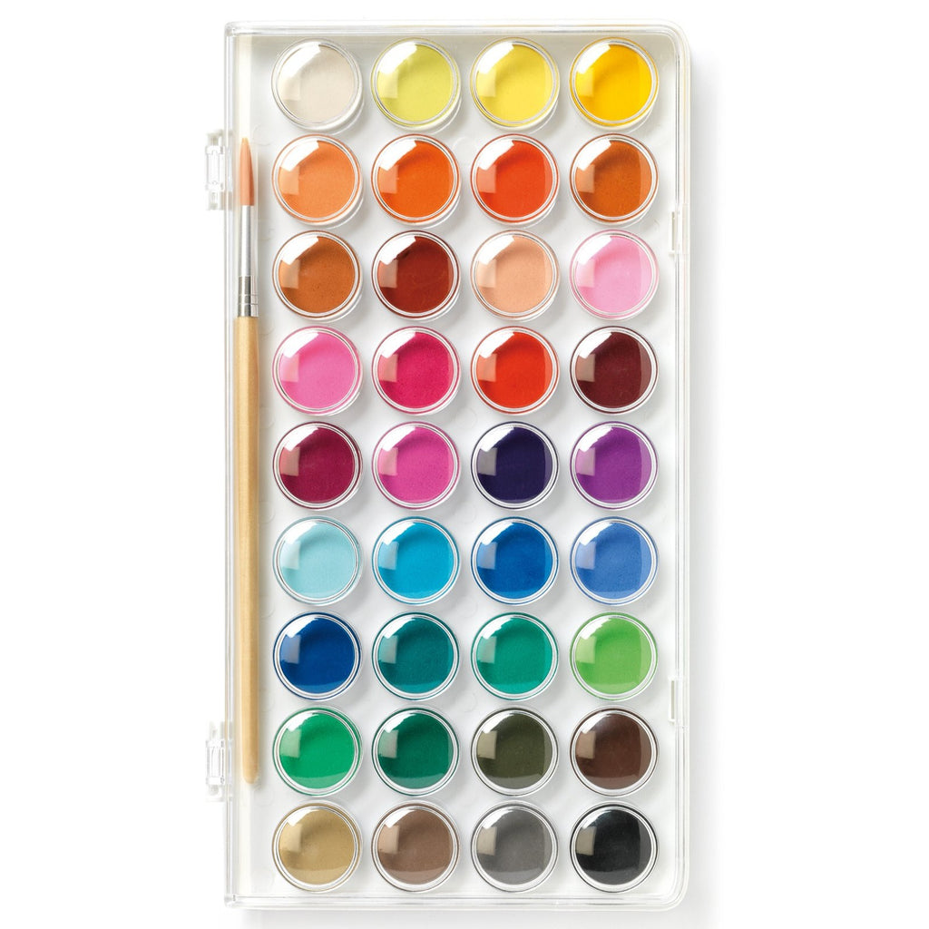 DJECO waterverf paneel 36 kleuren kopen
