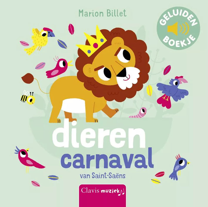 Dierencarnaval - geluidenboekje 1 jr+