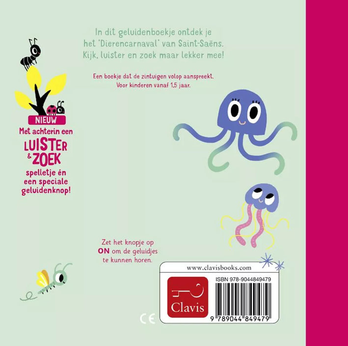 Dierencarnaval - geluidenboekje 1 jr+