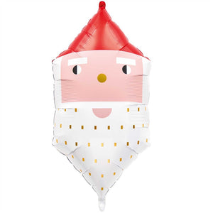 Folie ballon kerstman 82 cm