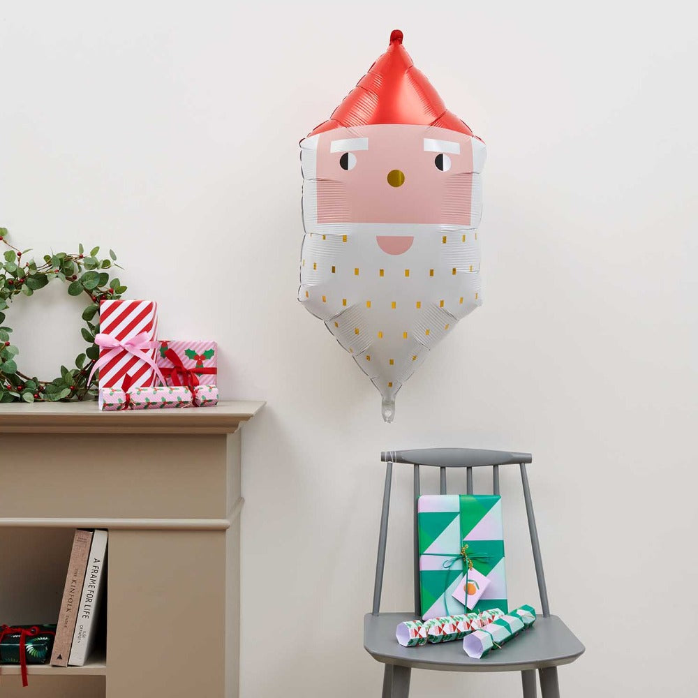 Folie ballon kerstman 82 cm kopen