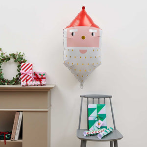 Folie ballon kerstman 82 cm