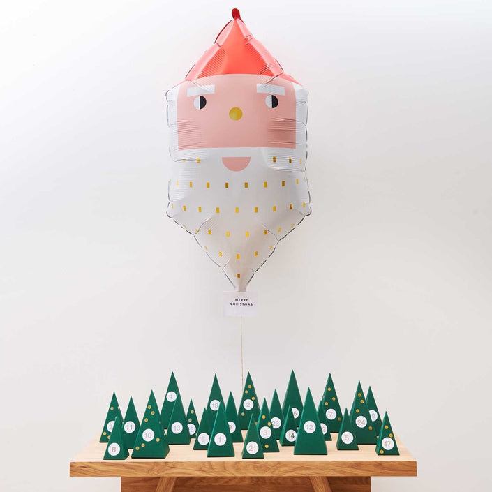 Folie ballon kerstman 82 cm