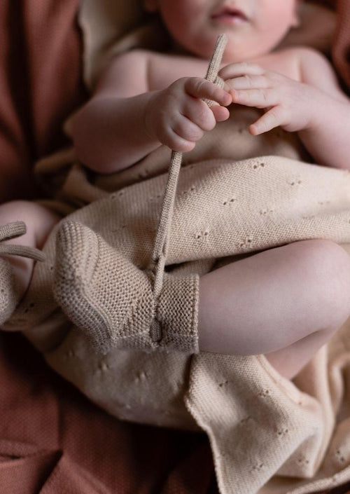 HVID slofjes oat 0-9 mnd