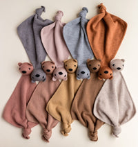 HVID knuffeldoekje Teddy tokki grey melange