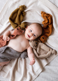 HVID knuffeldoekje Teddy tokki brick