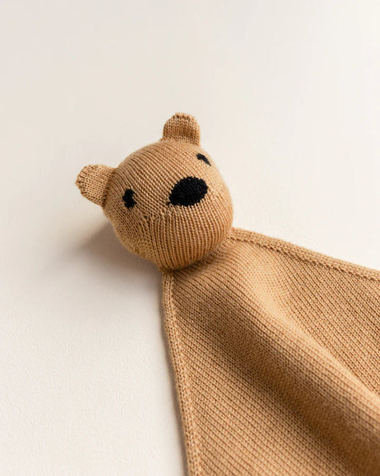 HVID knuffeldoekje Teddy tokki ochre