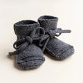 HVID slofjes charcoal 9-15 mnd