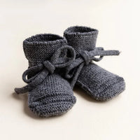 HVID slofjes charcoal 9-15 mnd