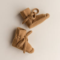 HVID slofjes ochre 0-9 mnd