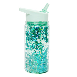 Petit Monkey drinkfles glitter green lily