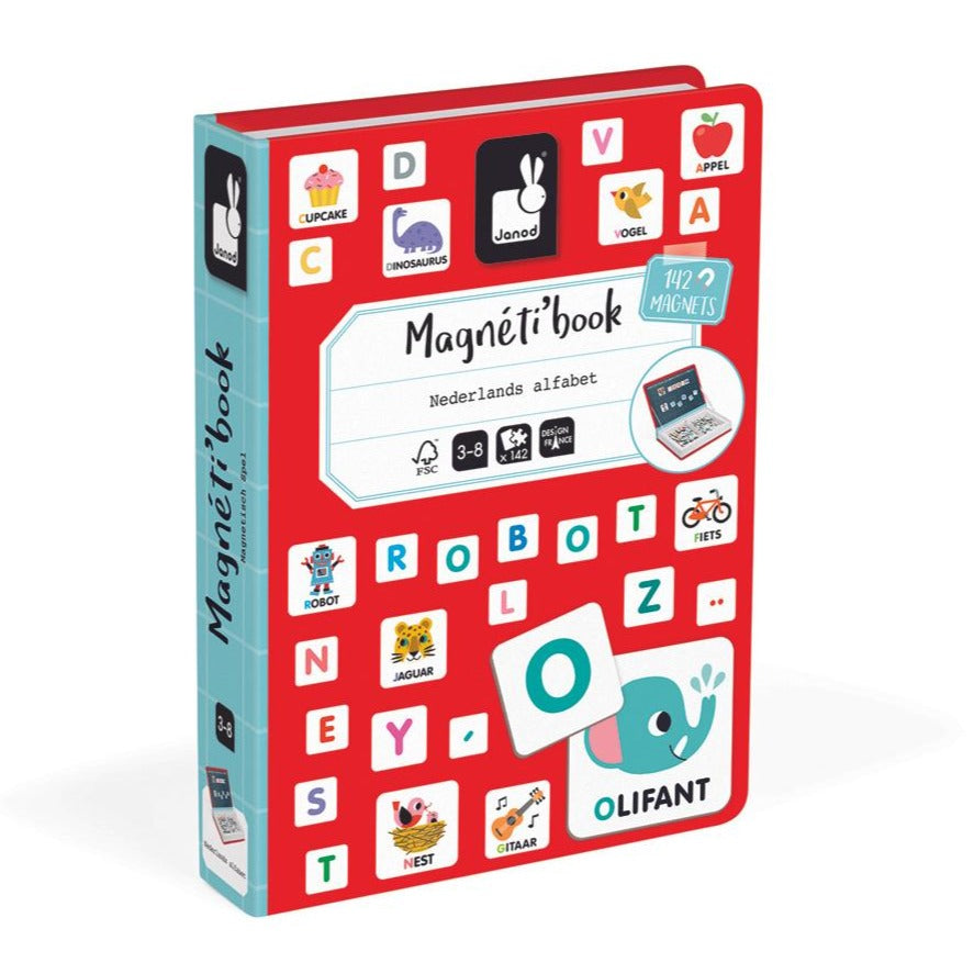 JANOD magneetboek alfabet NL 3jr+