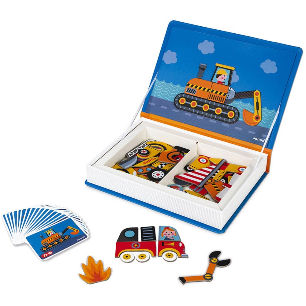 JANOD magneetboek voertuigen 3jr+