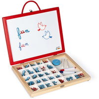 JANOD magneetkoffer letters leren 4 in 1 3jr+
