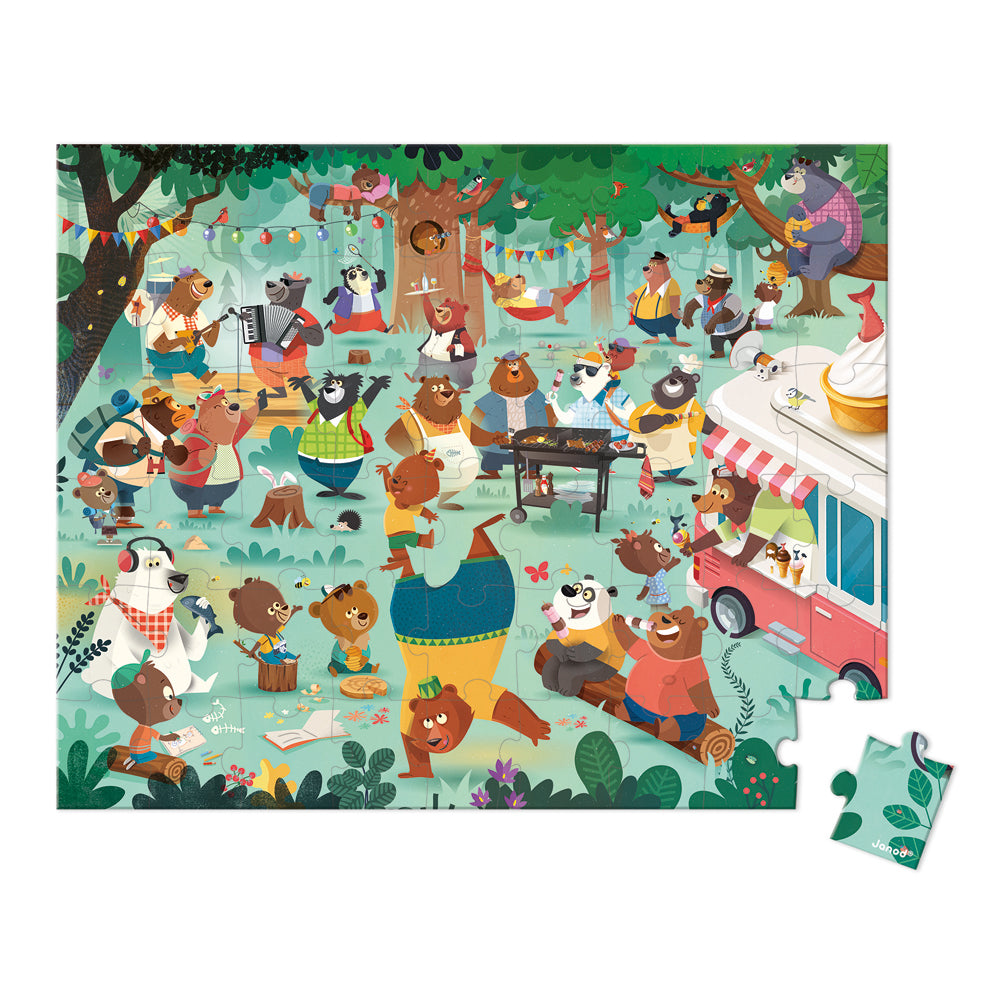 JANOD puzzel Berenfamilie 5jr+ / 54 stks kopen