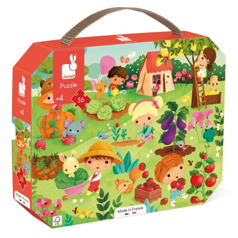 JANOD puzzel Tuin 4jr+ / 36 stks