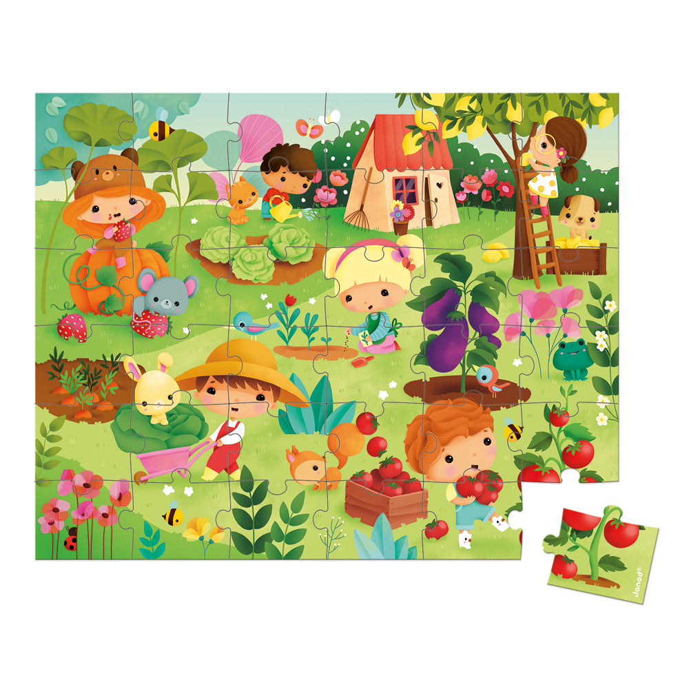 JANOD puzzel Tuin 4jr+ / 36 stks
