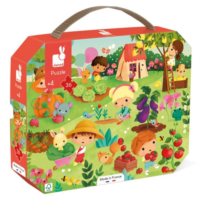 JANOD puzzel Tuin 4jr+ / 36 stks