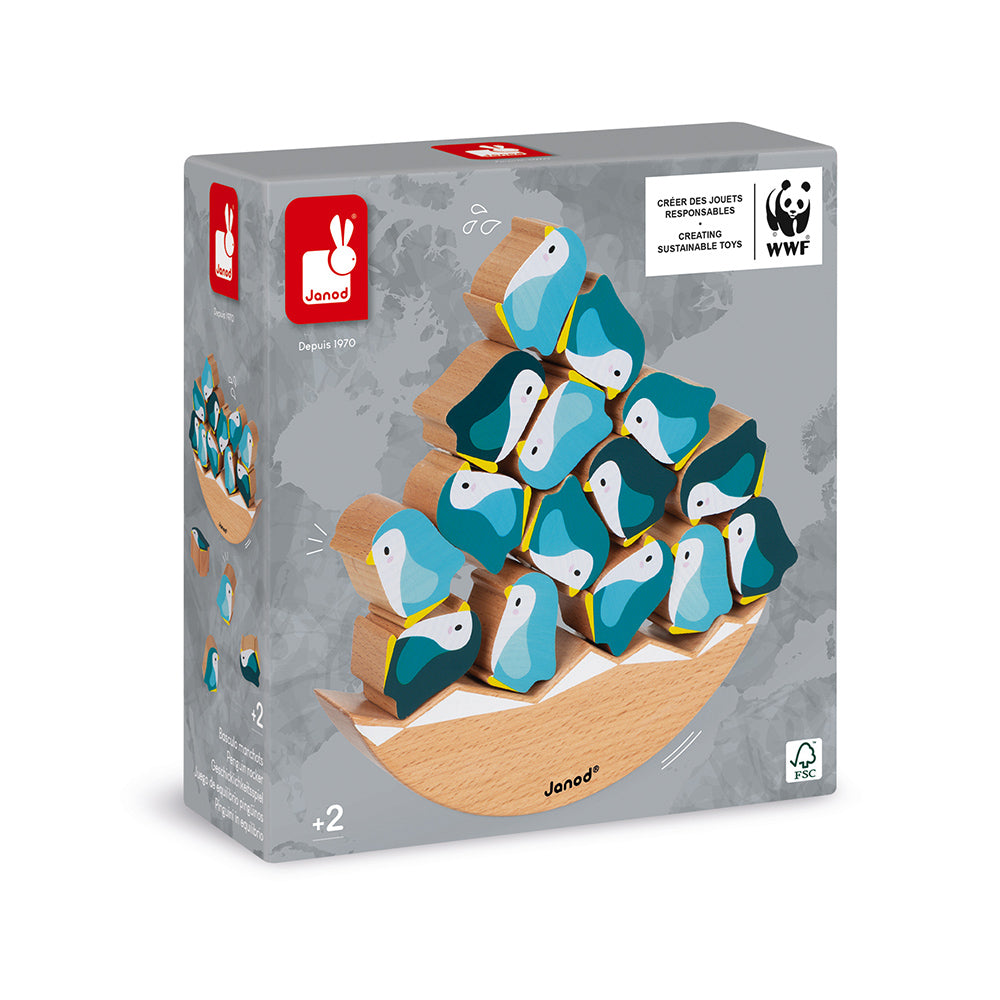 JANOD x WWF evenwichtsspel pinguin 2 jr+
