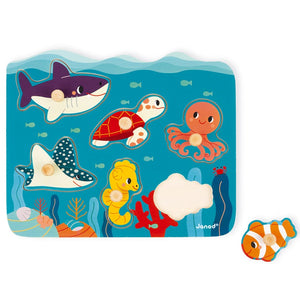 JANOD x WWF knoppuzzel oceaan 18 mnd+